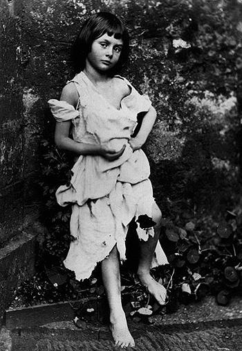 Alice Liddell as a beggar girl