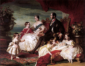 Queen Victoria, Prince Albert and children