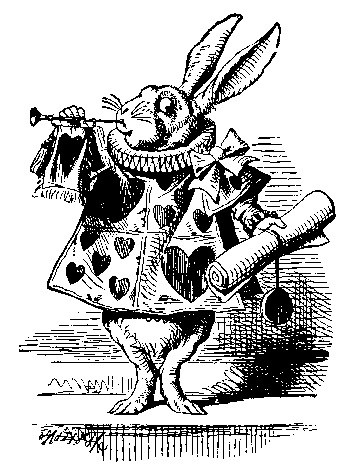 John Tenniel's rabbit illustration
